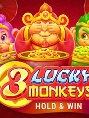 3 Lucky Monkeys Hold & Win