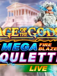 Mega Fire Blaze Age of the Gods Roulette Live